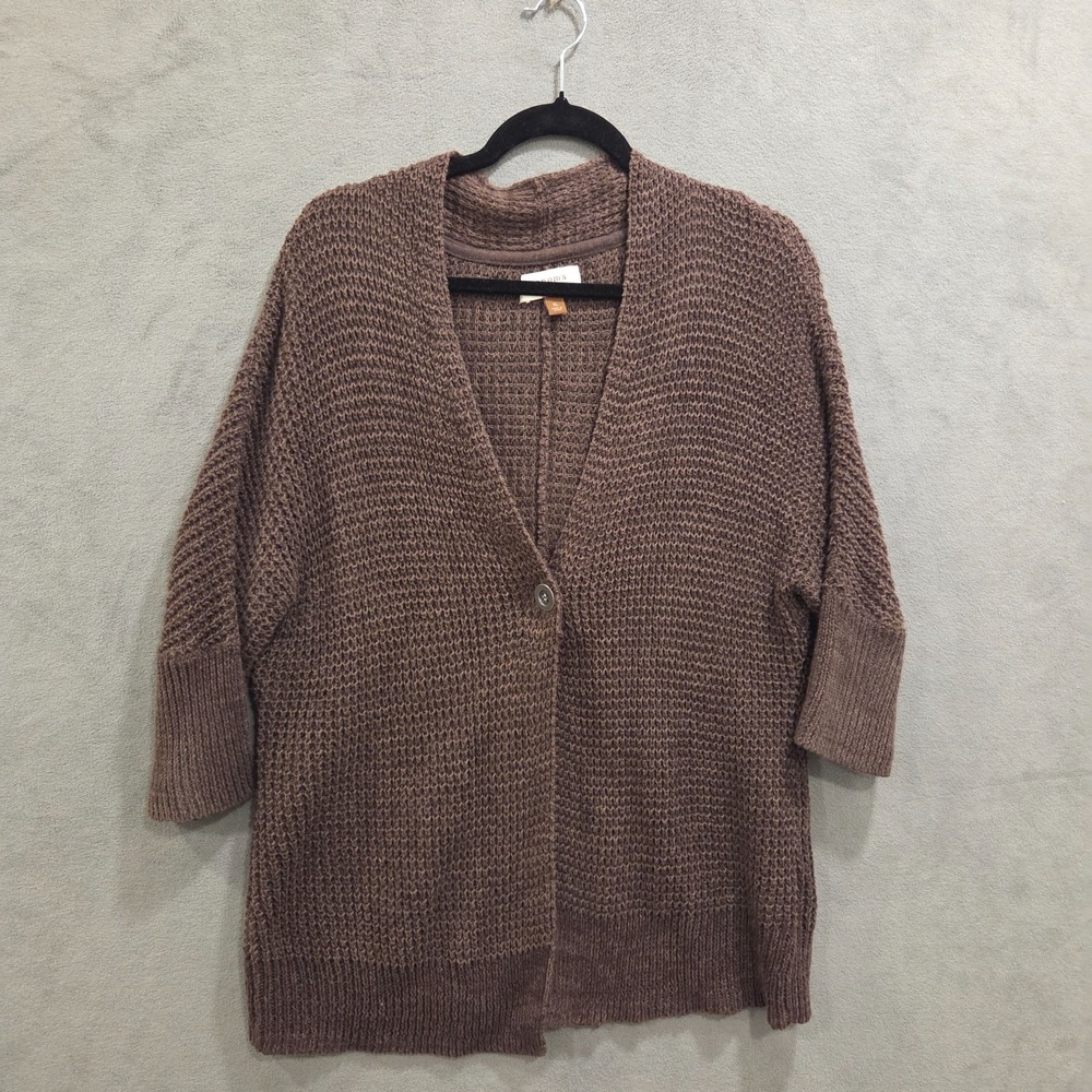 Sonoma Open Front Cardigan Sweater‎ Women XL Warm Cozy Open-Knit Relaxed Classic